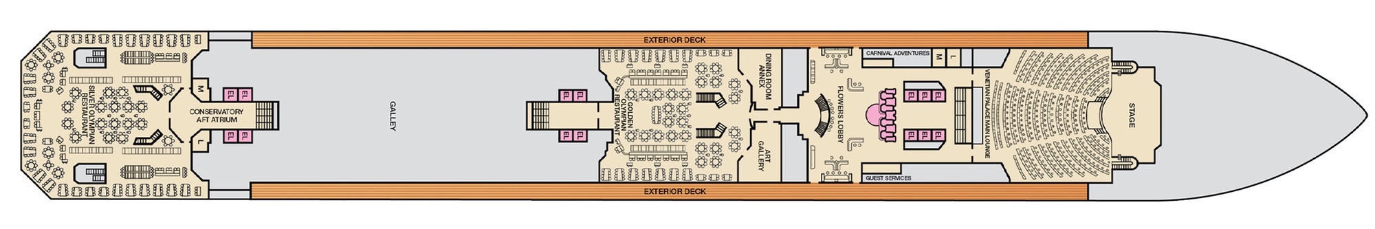 Deck 3 - Lobby plan